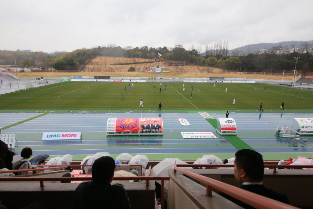 ならでんフィールド　横断幕　オークホーム